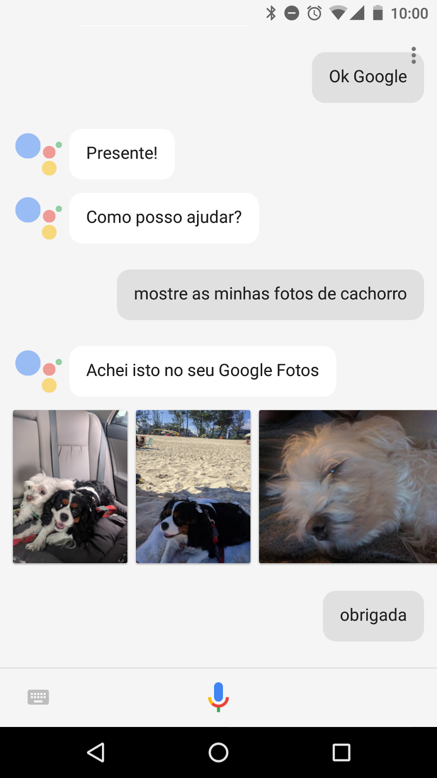 O blog do Google Brasil: Google Assistente, em português brasileiro, agora  em seu smartphone